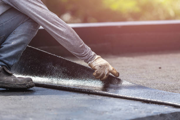 Professional Waterproofing technician working in Columbia, KY
